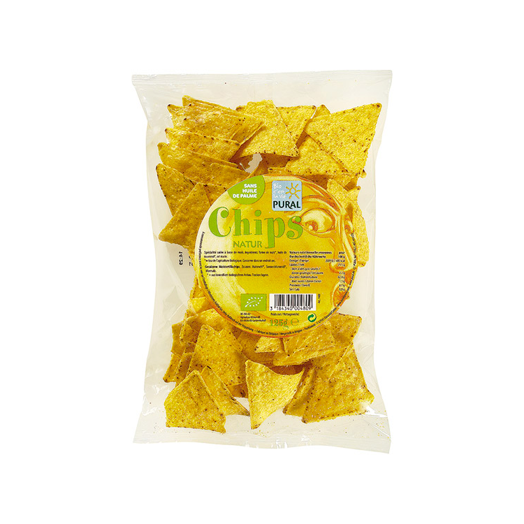 Chips maïs nature BIO, 125g
