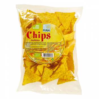 Chips maïs paprika BIO, 125g