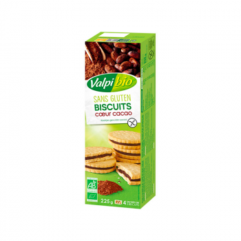 Biscuit coeur cacao BIO, 225g