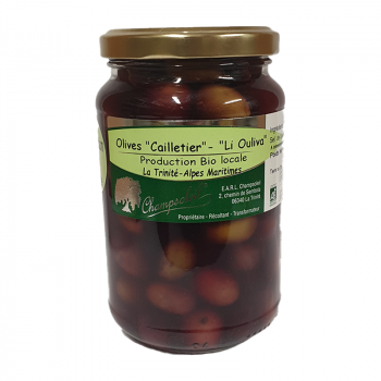 Olives cailletier noir BIO, 230g