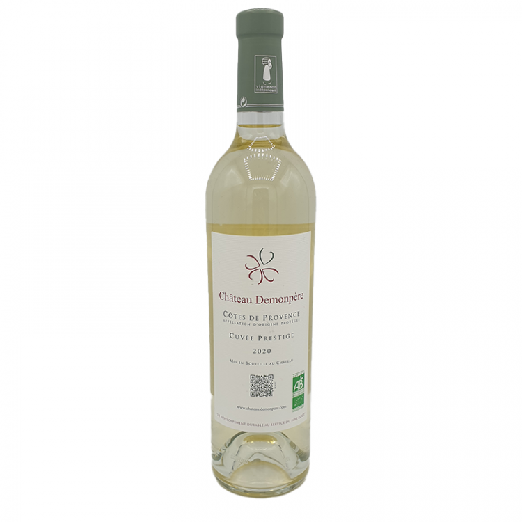 Vin blanc château Demonpère BIO, 75cl