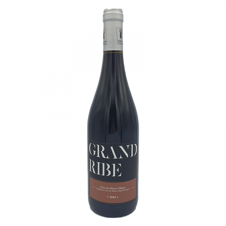 Vin domaine grand Ribe rouge BIO, 75cl