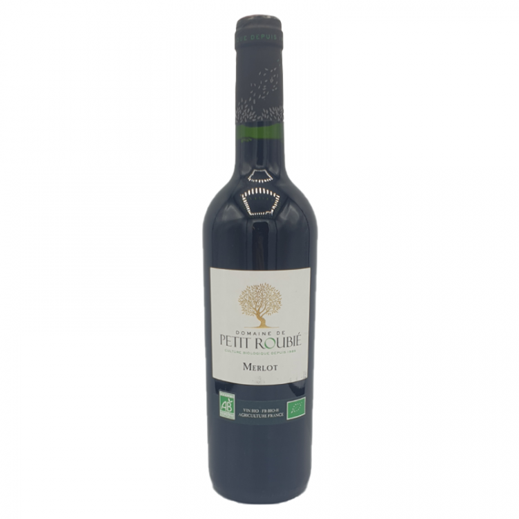 Vin rouge Merlot IGP BIO, 75cl