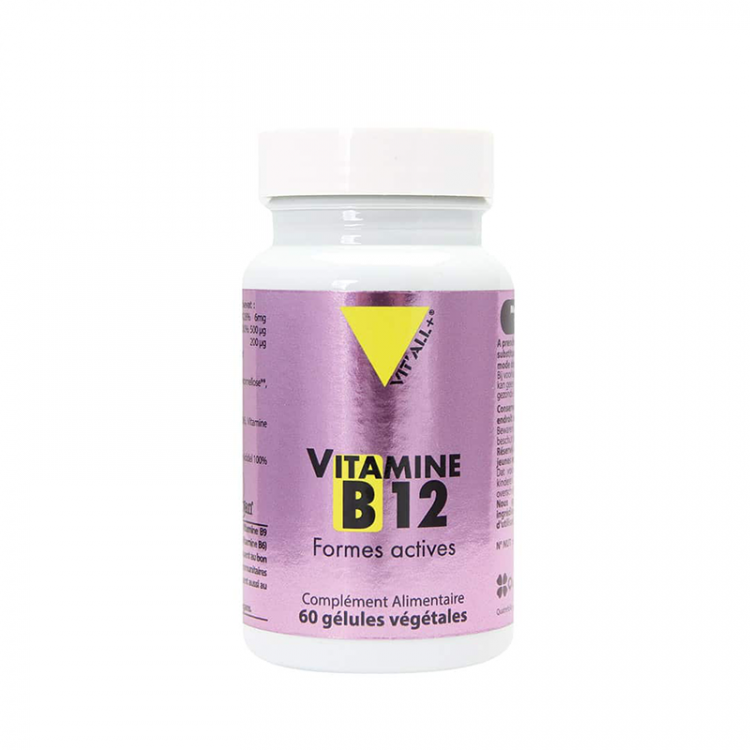 Vitamines B12 formes actives, 60 gélules