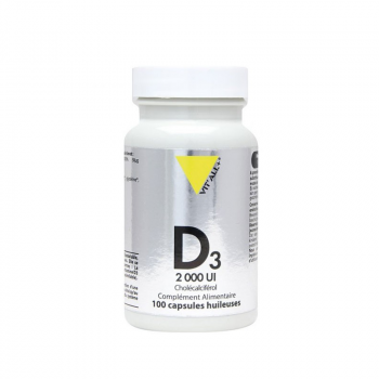 Vitamine D3 2000 UI, 100 capsules