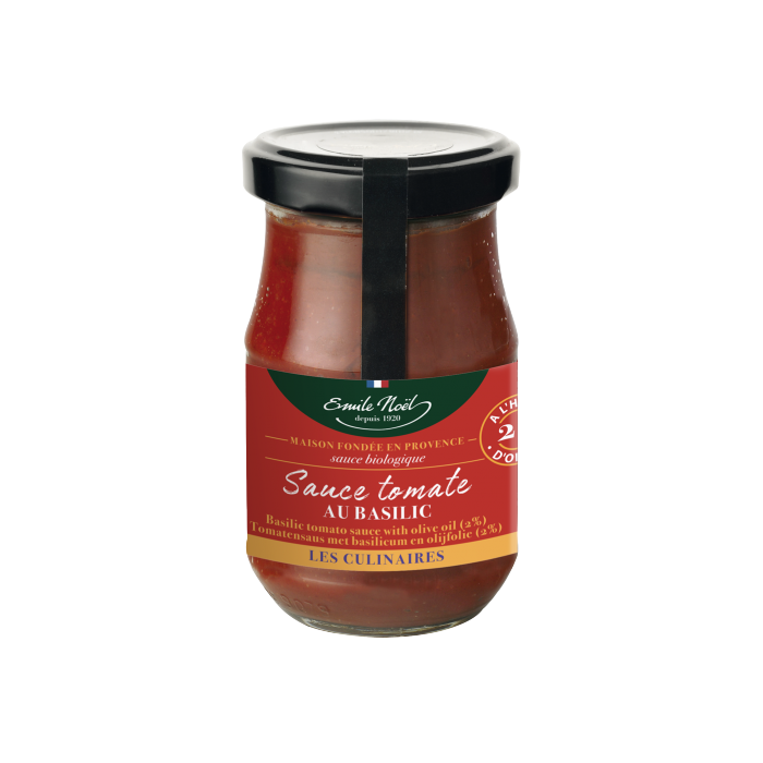 Sauce tomate au basilic BIO,190g