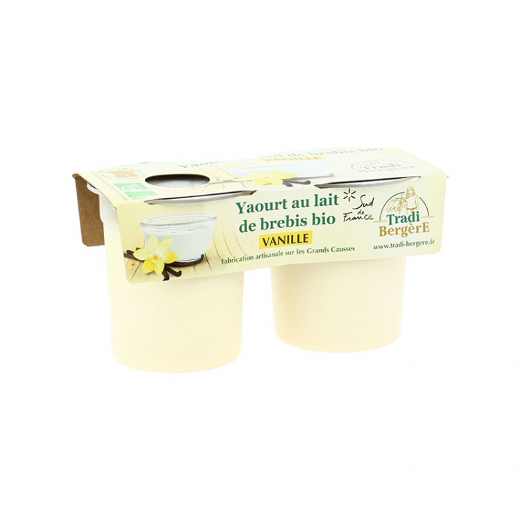 Yaourt brebis vanille BIO, 2x125g
