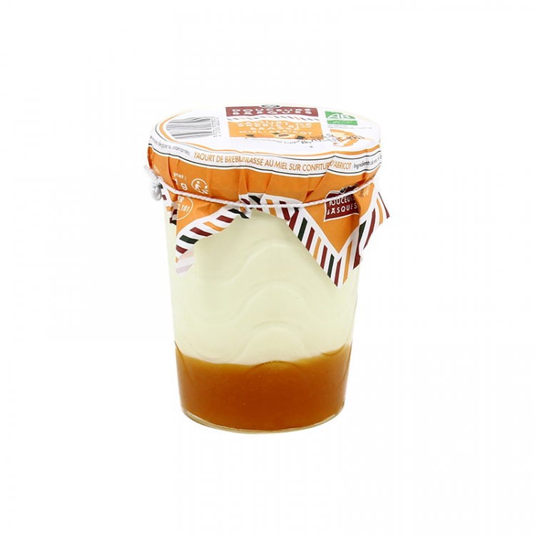 Yaourt de brebis miel abricot BIO, 140g