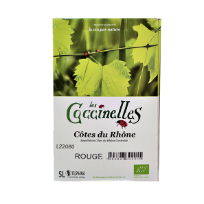 Vin rouge Côtes du Rhône, 5L