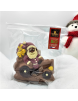 Père Noël tracteur Chocolat au lait BIO, 150g