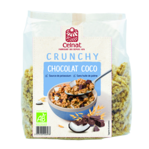 Crunchy chocolat et noix de coco BIO, 500g