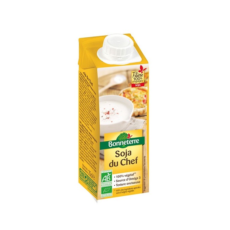 Crème Soja du chef BIO, 25cl