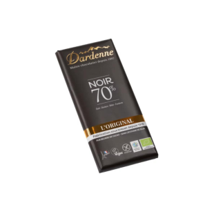Tablette de chocolat noir 70% BIO, 180g
