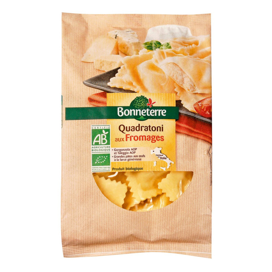 Quadratoni aux 4 fromages BIO, 250g