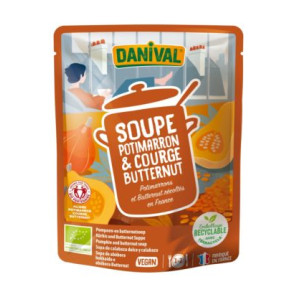 Soupe potimarron & butternut BIO, 50cl