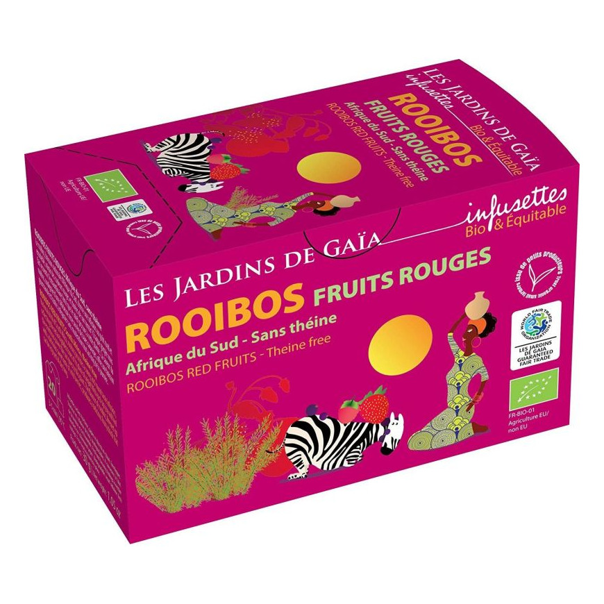 Thé rooibos fruits rouges BIO, 30g