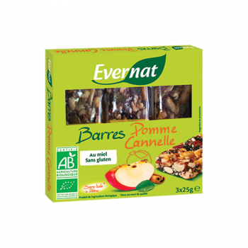 Barre pomme cannelle BIO, 75g