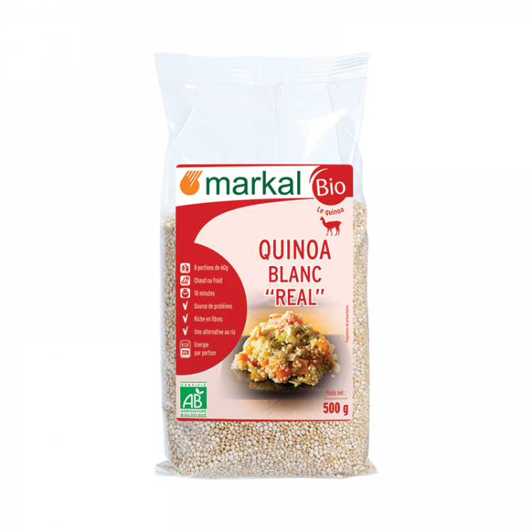Quinoa blanc real BIO, 500g